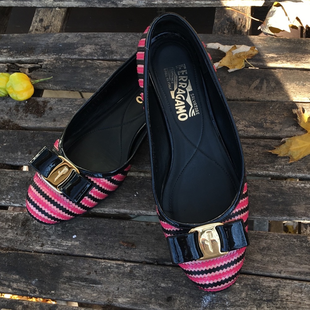 SOLD Varina Zigzag Ballerina Flats